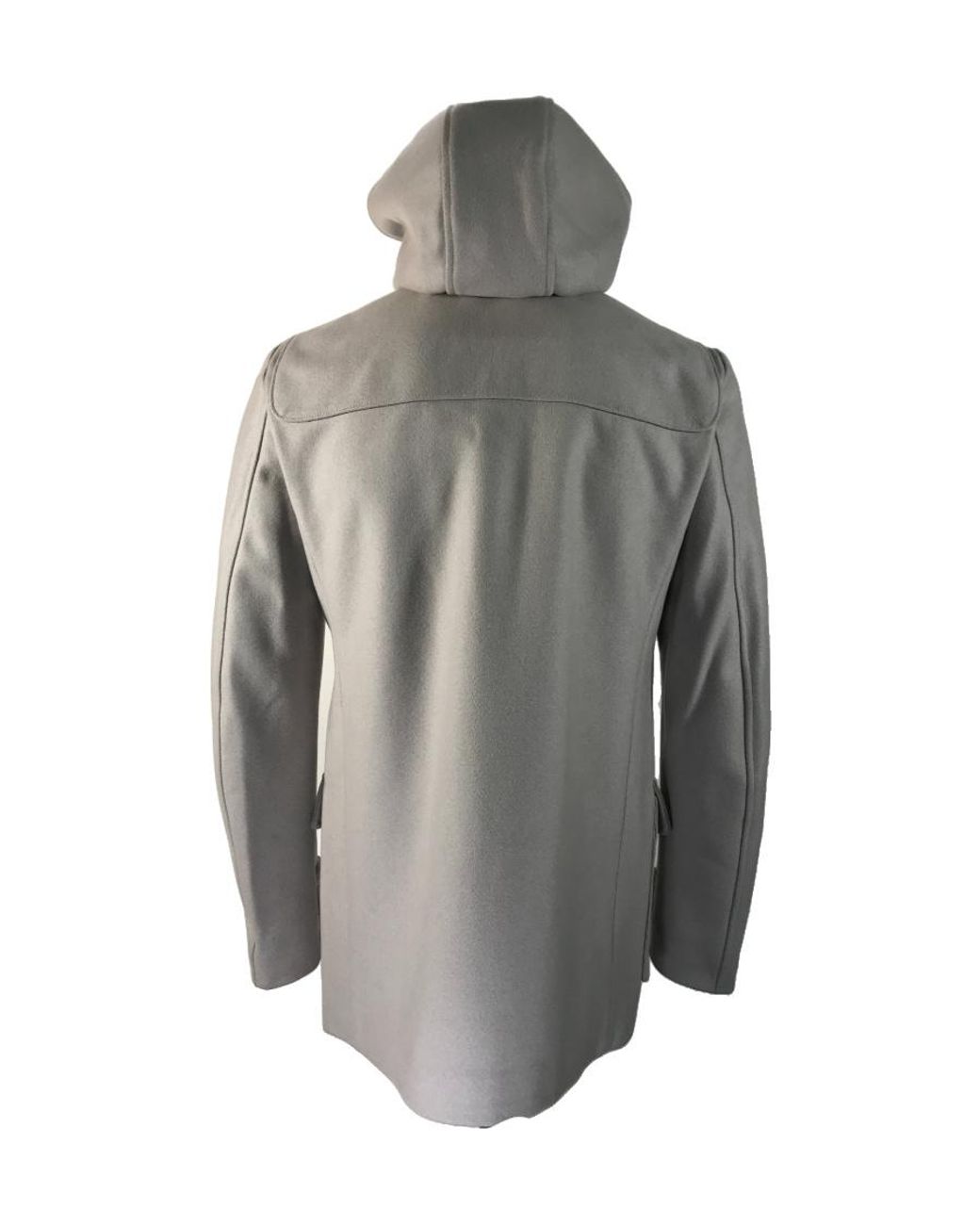 Emporio Armani Gray Logo Coat for men