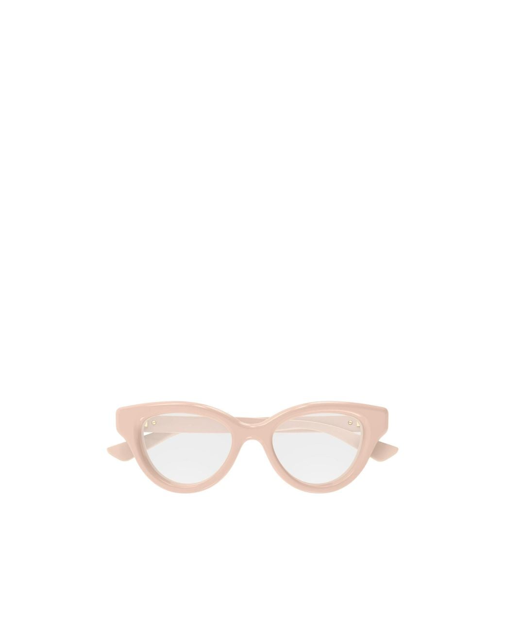 Gucci White Eyewear Cat-Eye Frame Glasses