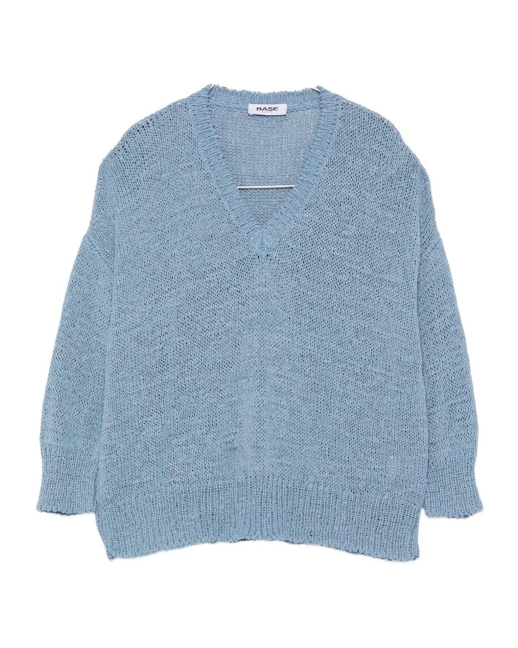 Baserange Blue Long-Sleeved Knitwear
