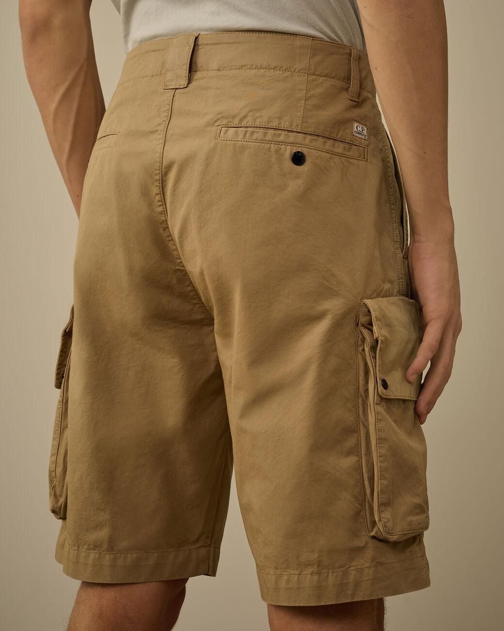 C P Company Natural Cargo Shorts for men