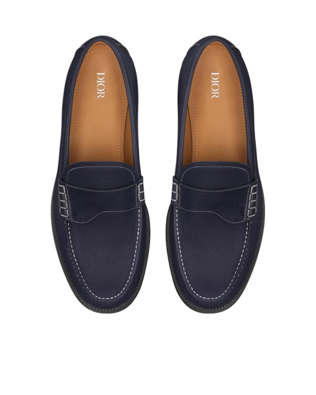 Dior Blue Homme Granville Slip-On Loafers for men
