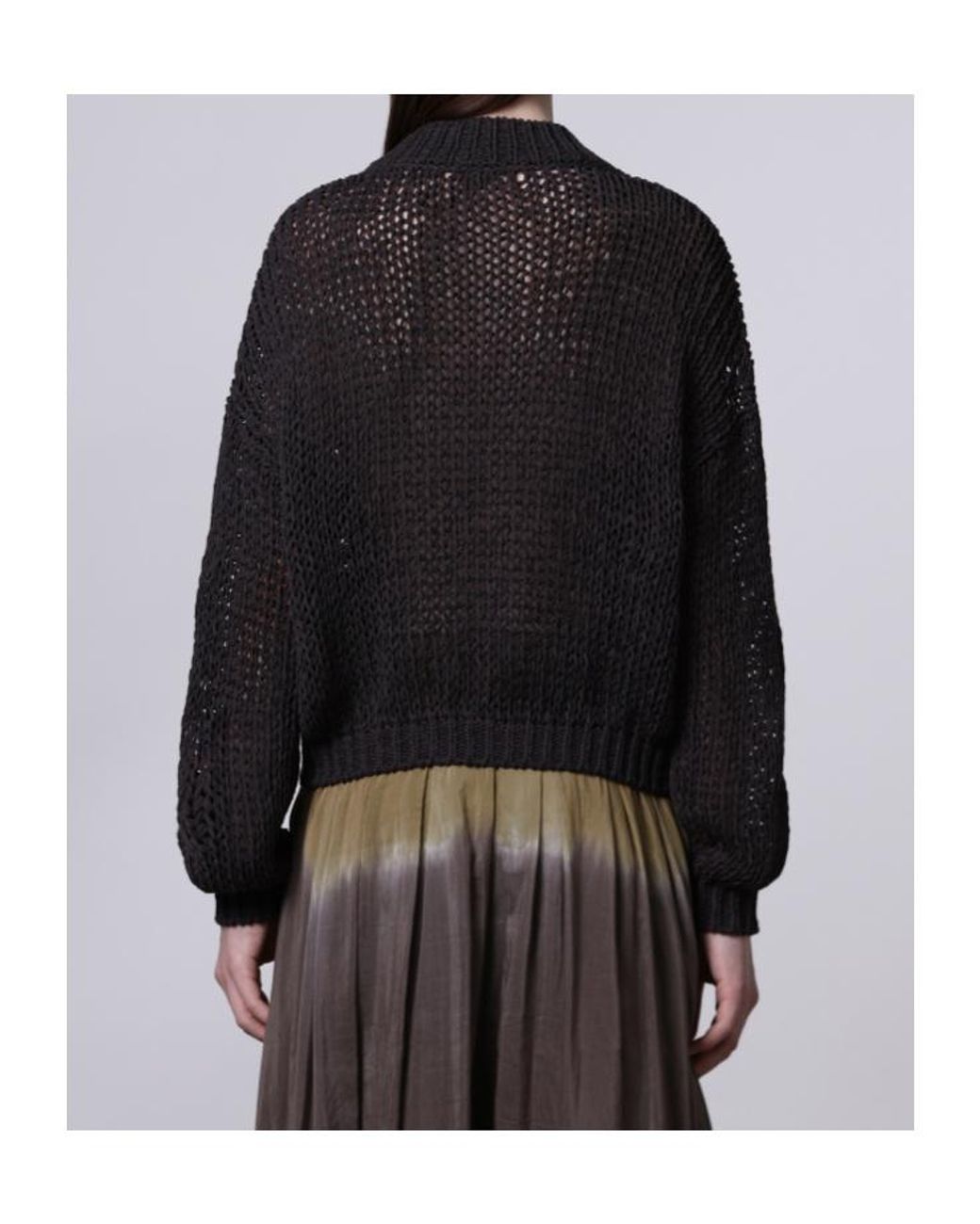 Roberto Collina Black Button-Fastening Cardigan