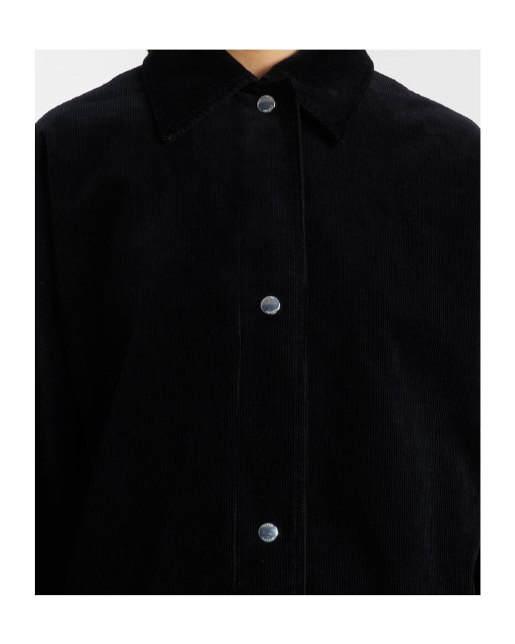 Totême Black Cotton Corduroy Jacket