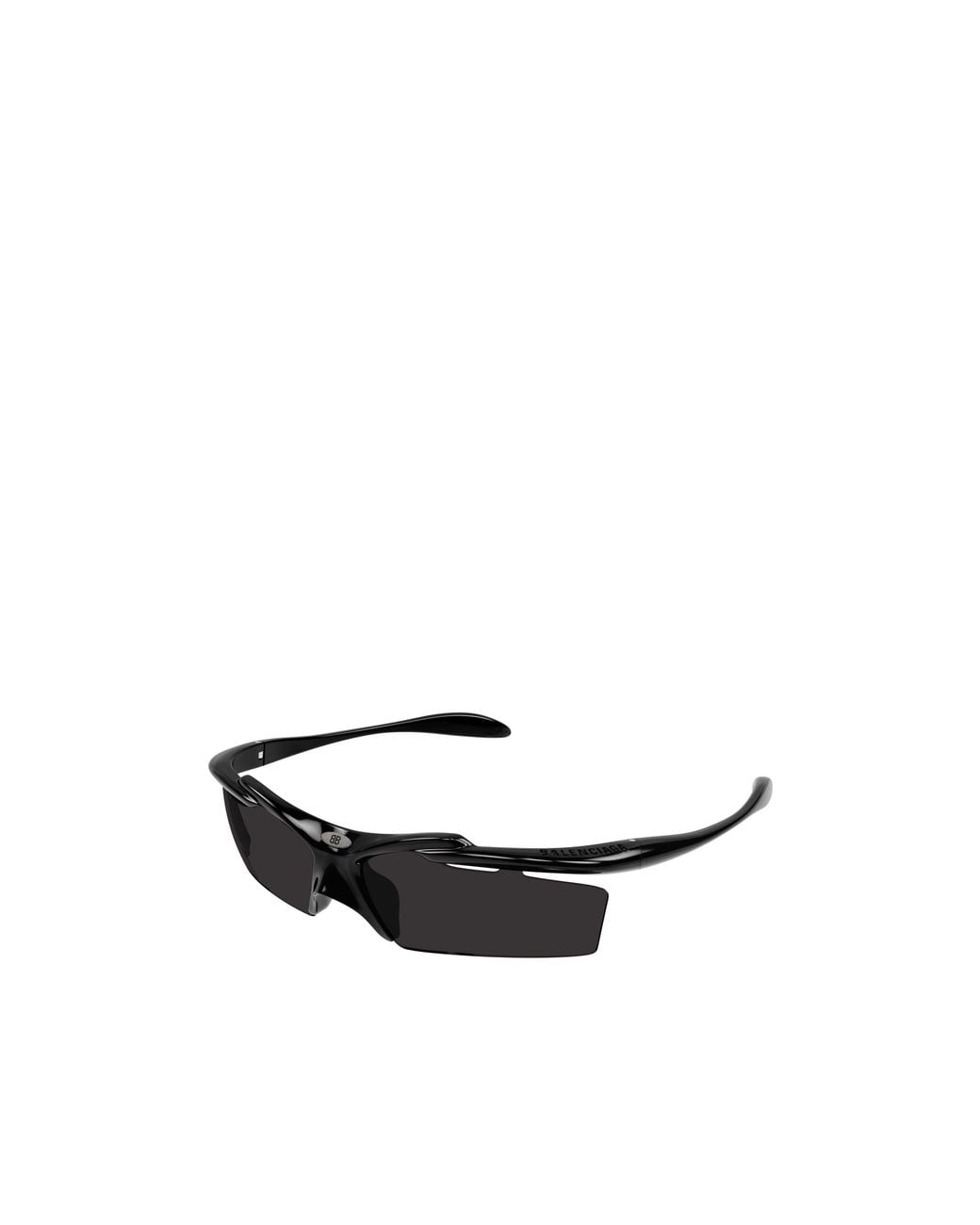Balenciaga White Eyewear Rectangular Frame Sunglasses