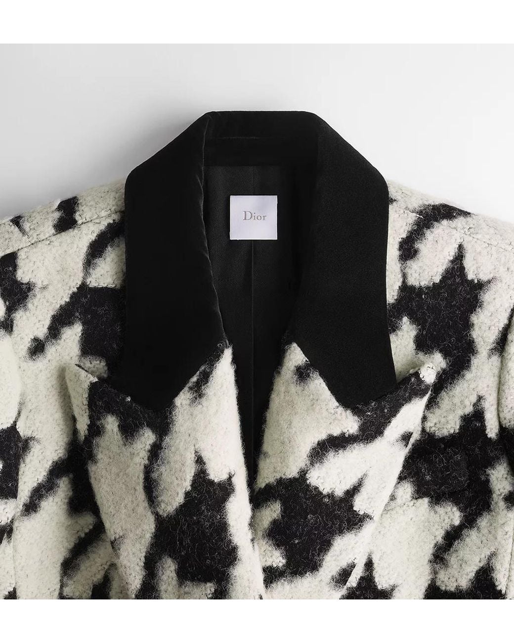 Dior White Long Fitted Coat