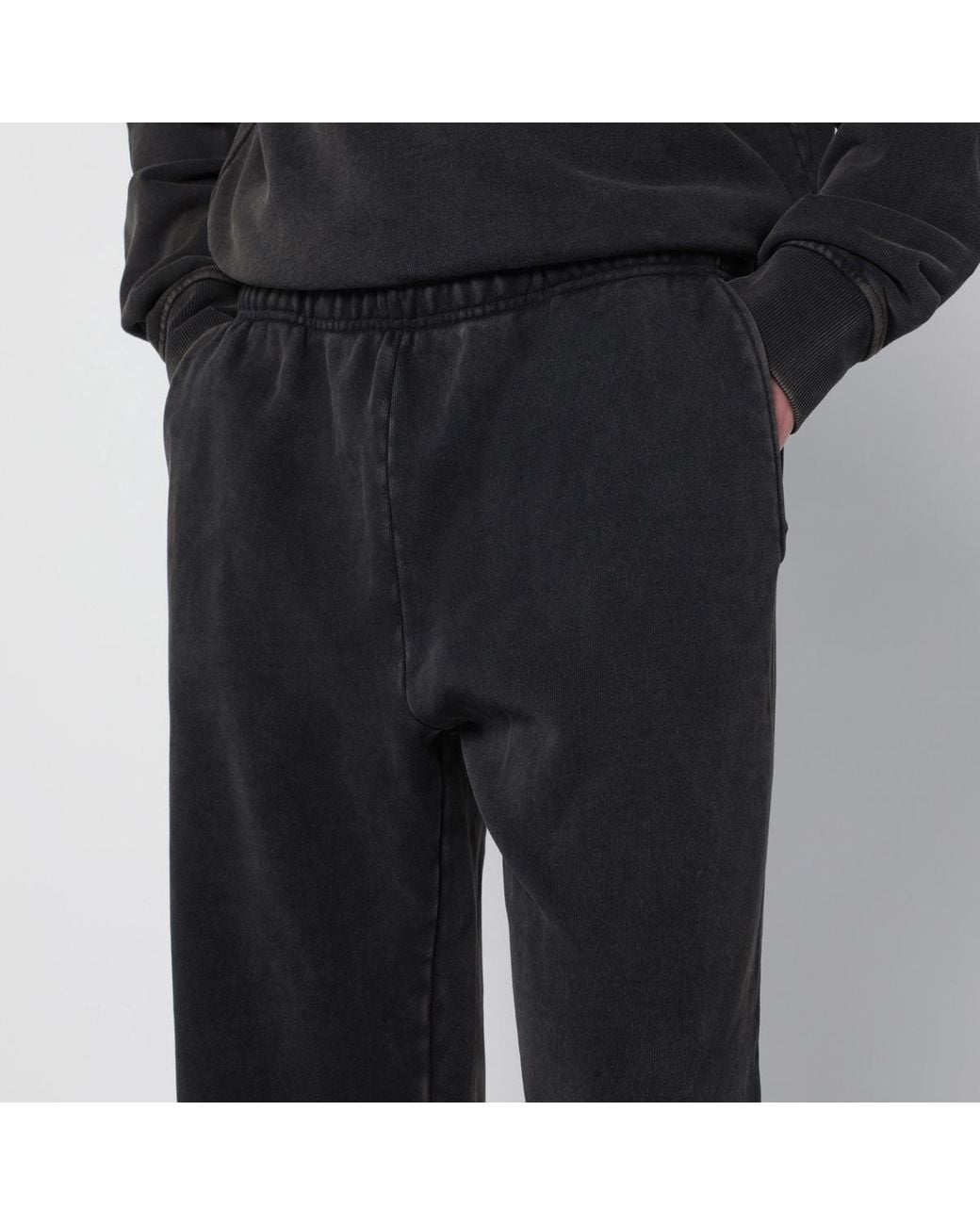 Entire studios Black Relaxed Elastic-Waist Pants for men
