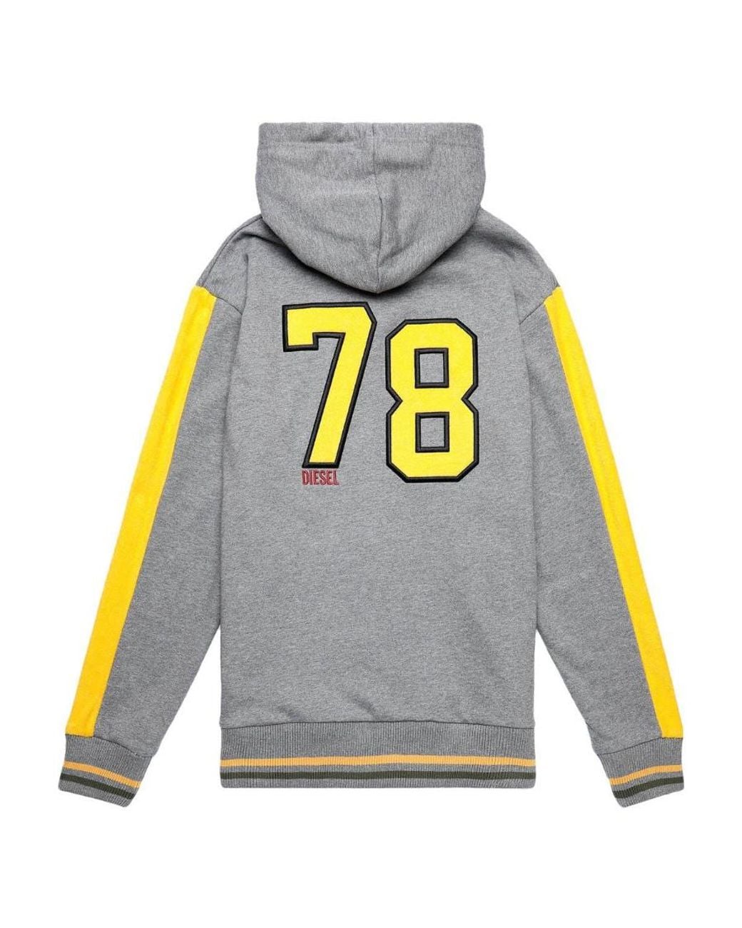 DIESEL Gray Zip-Up Long-Sleeve Jacket for men