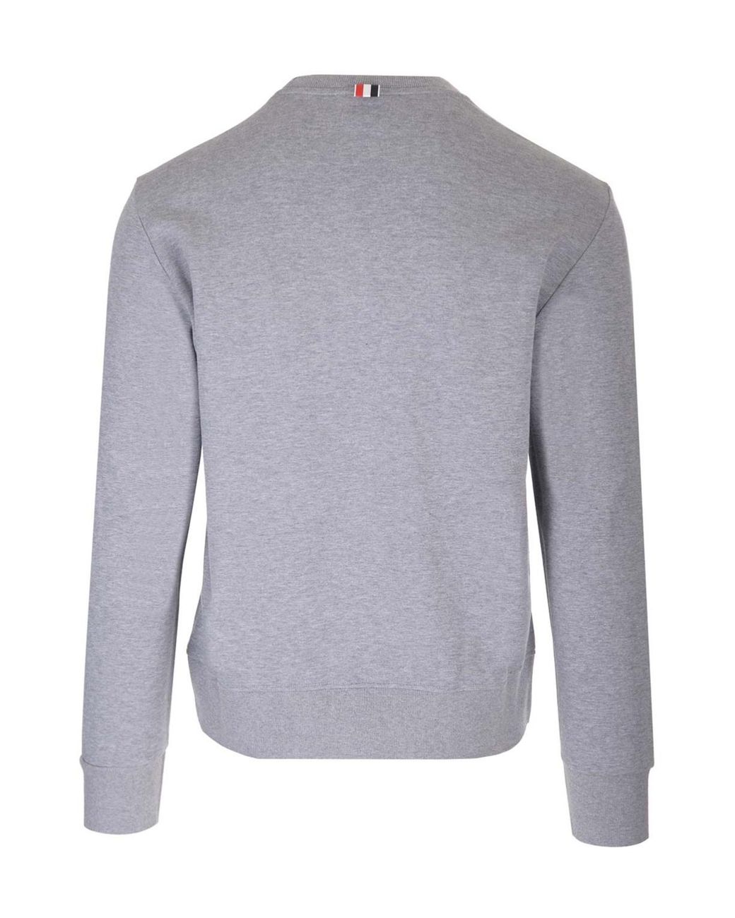 Thom Browne Blue 4-Bar Striped Crewneck Sweatshirt for men
