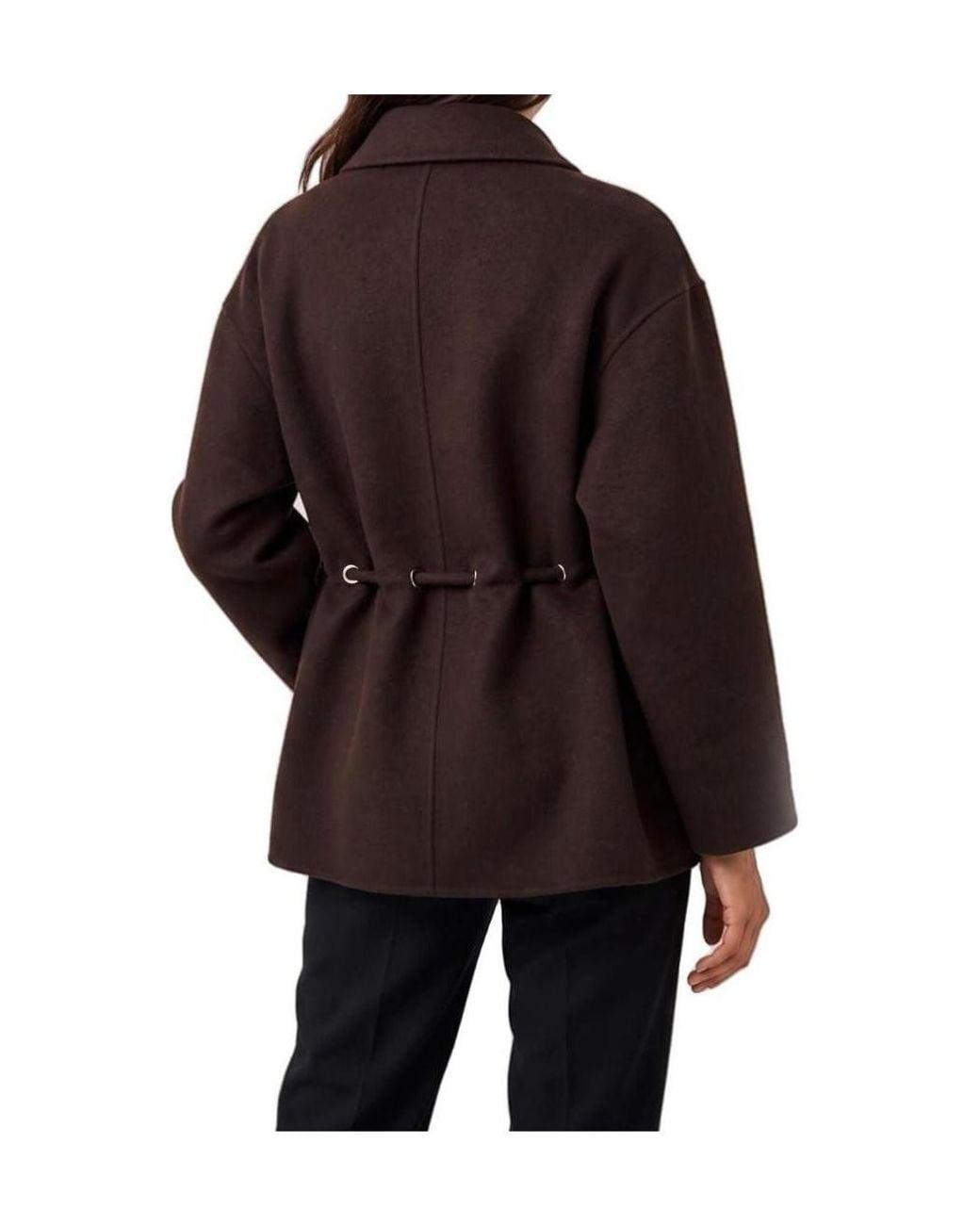 Ba&sh Brown Drawstring-Waist Parka