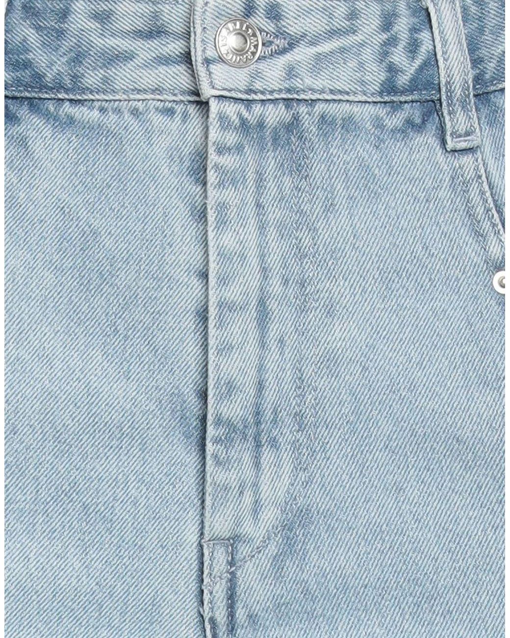 Isabel Marant Blue Light-Colored Straight-Leg Jeans