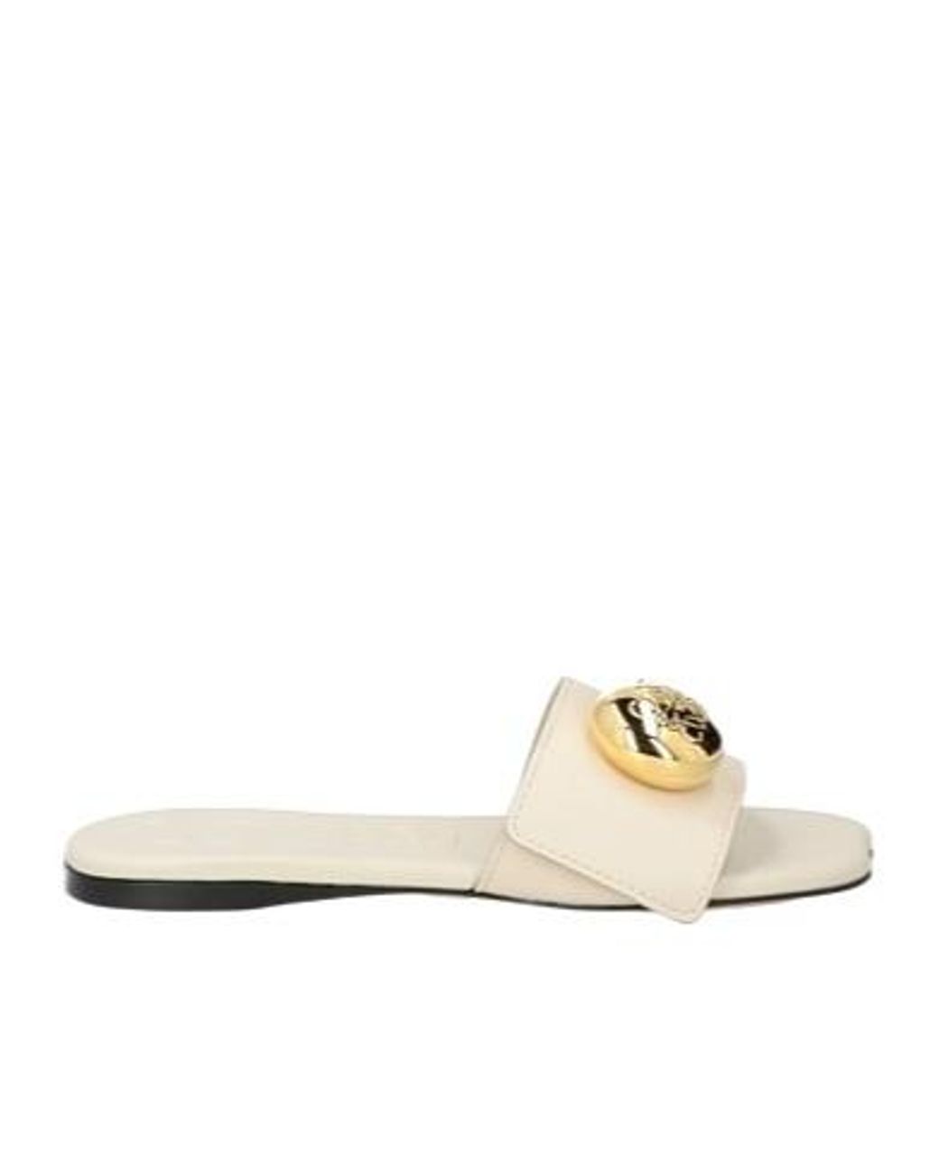Chloé White Ivory Sandals Calfskin