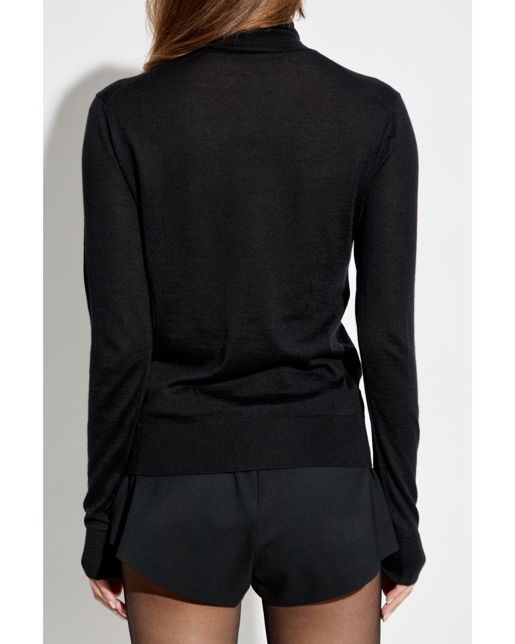 Dolce & Gabbana Black Cashmere Turtleneck