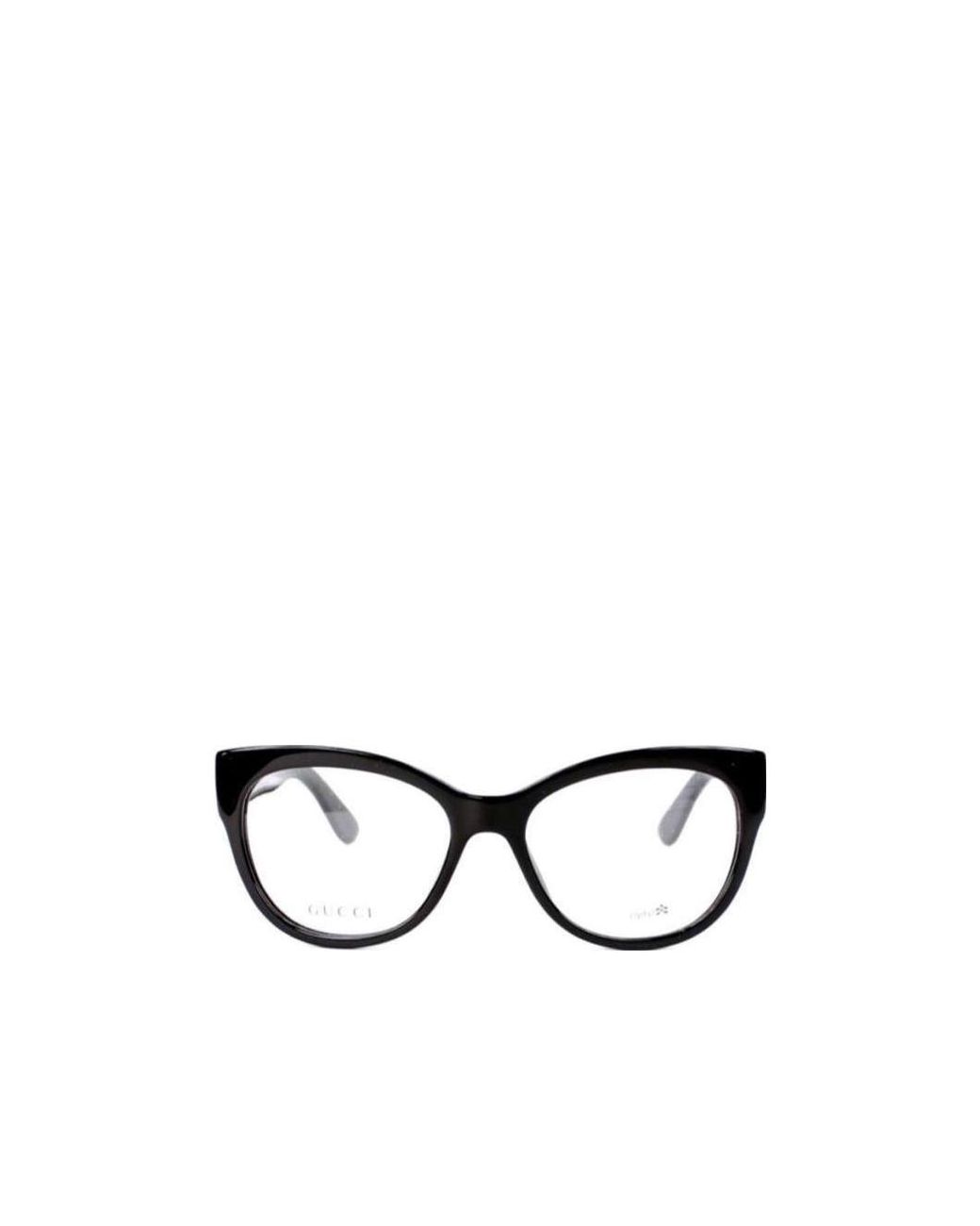 Gucci White Logo Detail Flat Lens