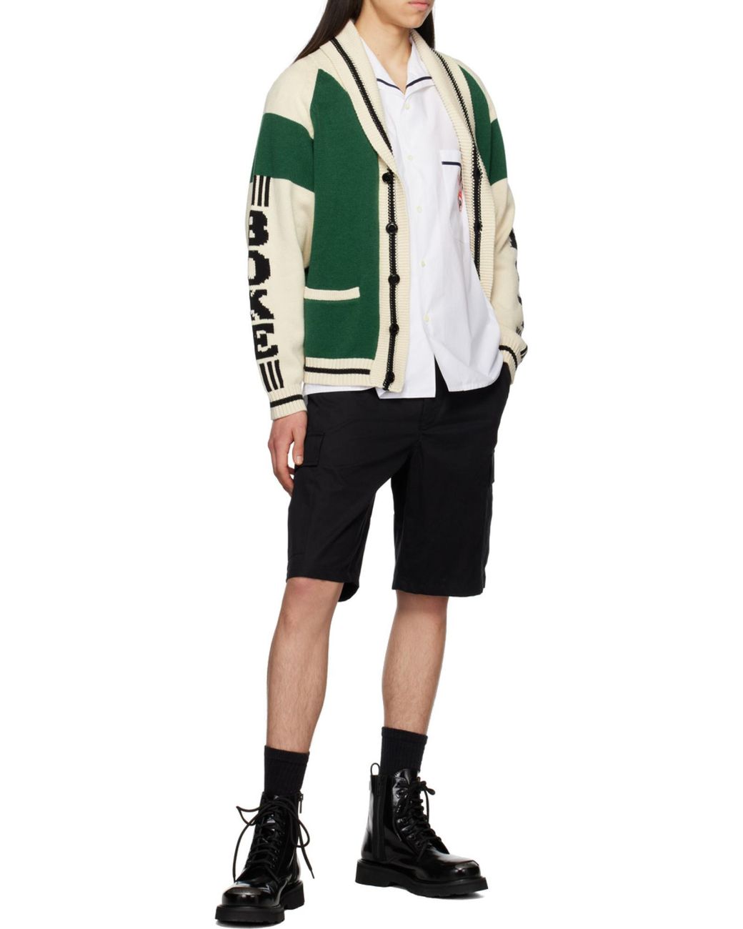 KENZO White 'Bowling Elephant' Hawaiian Shirt for men