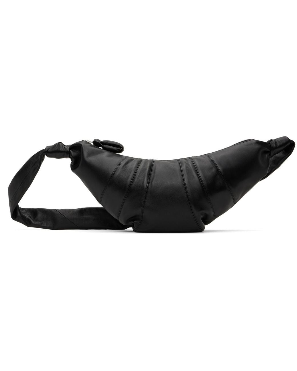 Lemaire Black Croissant Medium Shoulder Bag for men