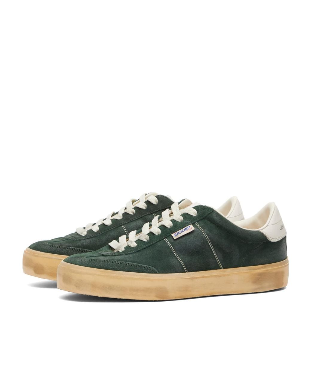 Golden Goose Deluxe Brand Green Soul Star Low-Top Sneakers for men