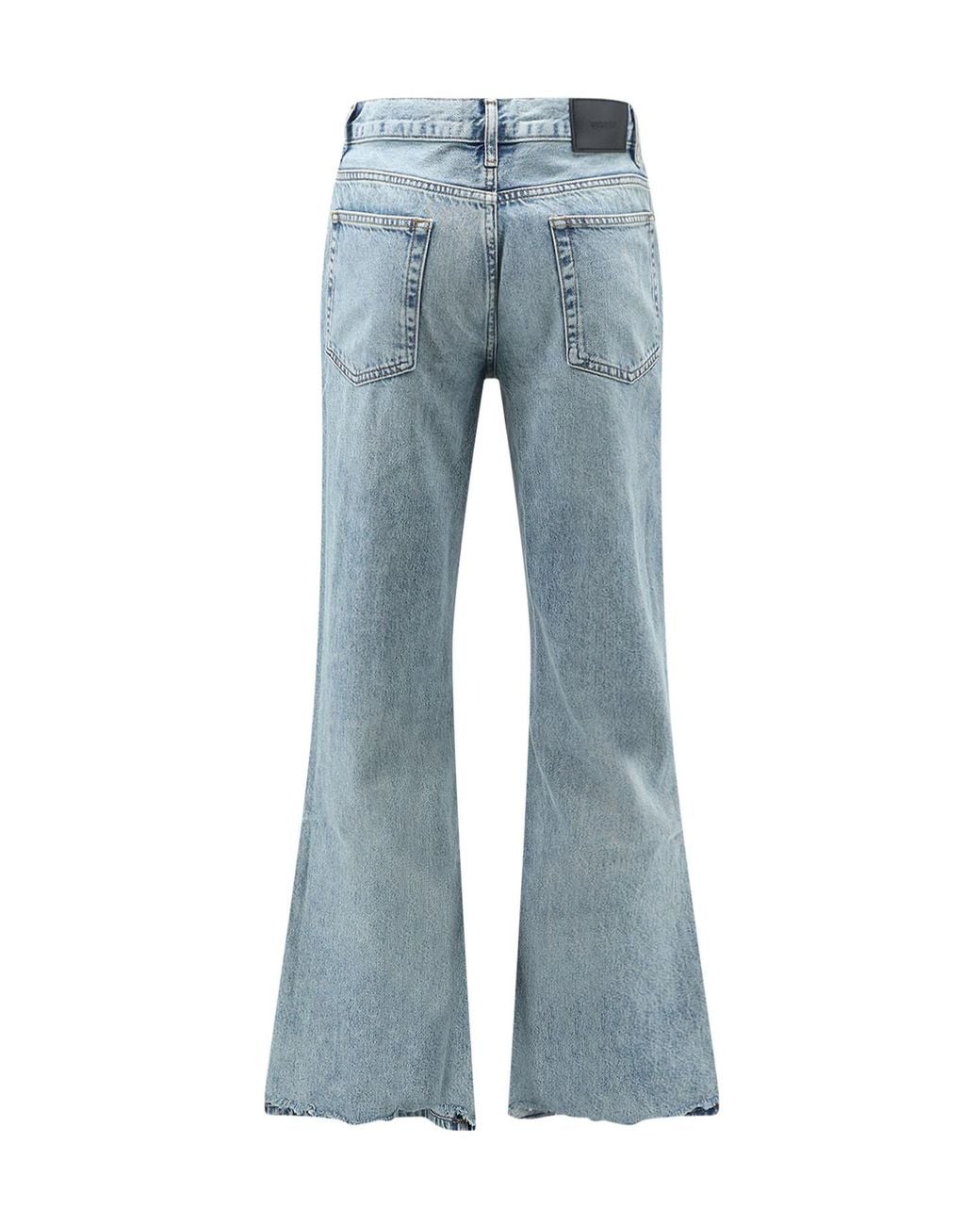 Represent Blue Flared Jeans for men