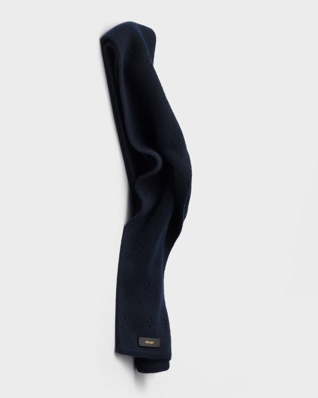 Prada Black Cashmere Scarf
