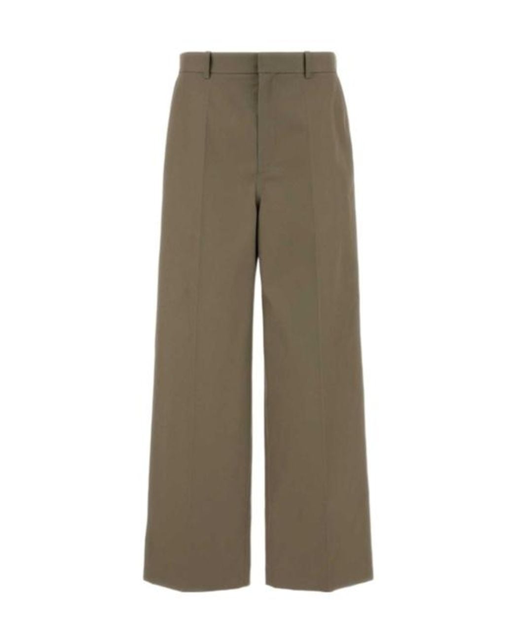 Balenciaga Gray Wide-Leg Chino Pants for men