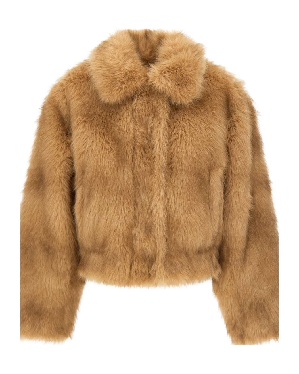 Stand Studio Brown Lena Faux Fur Jacket