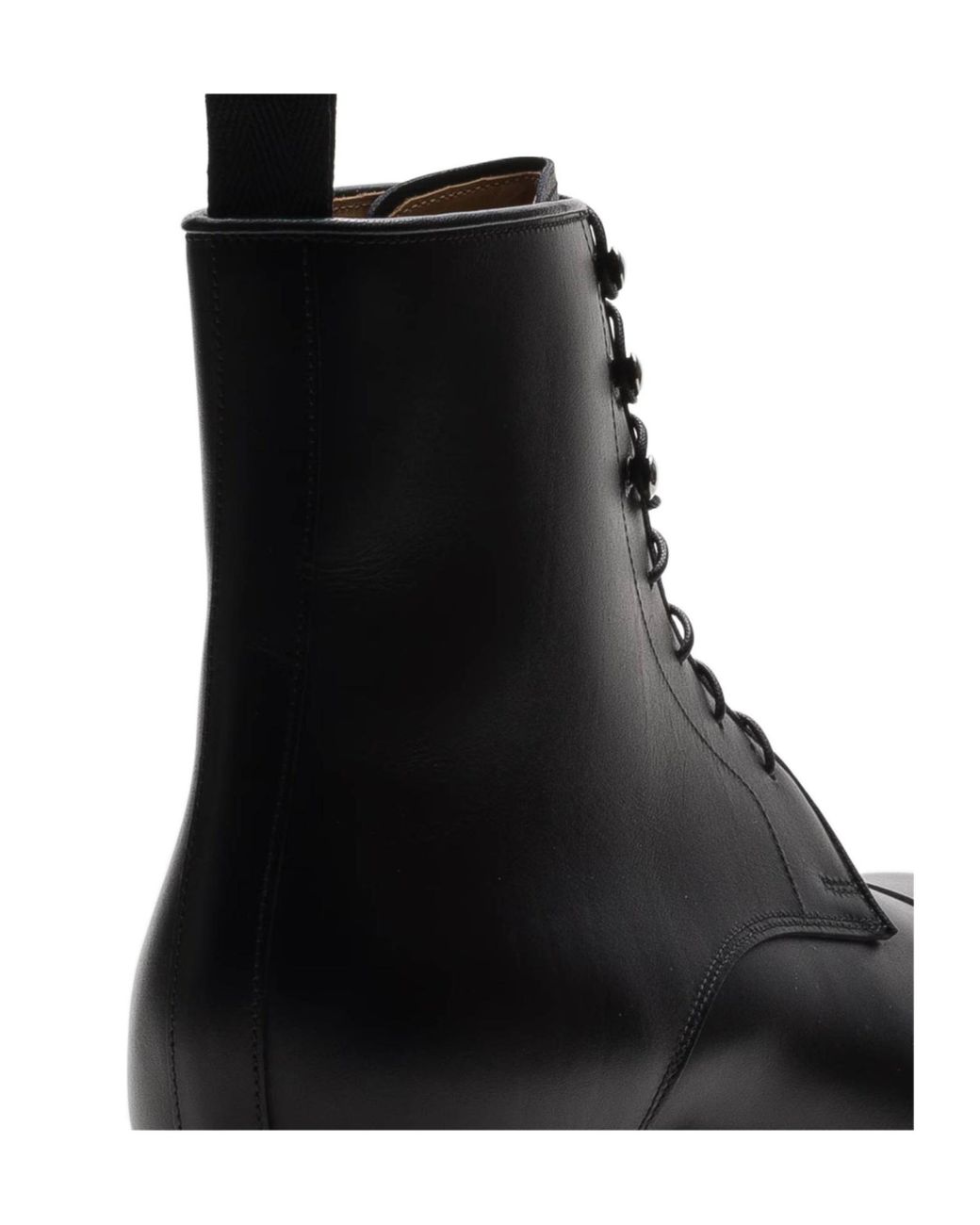 Church's Black Lace-Up Leather Ankle Boots for men