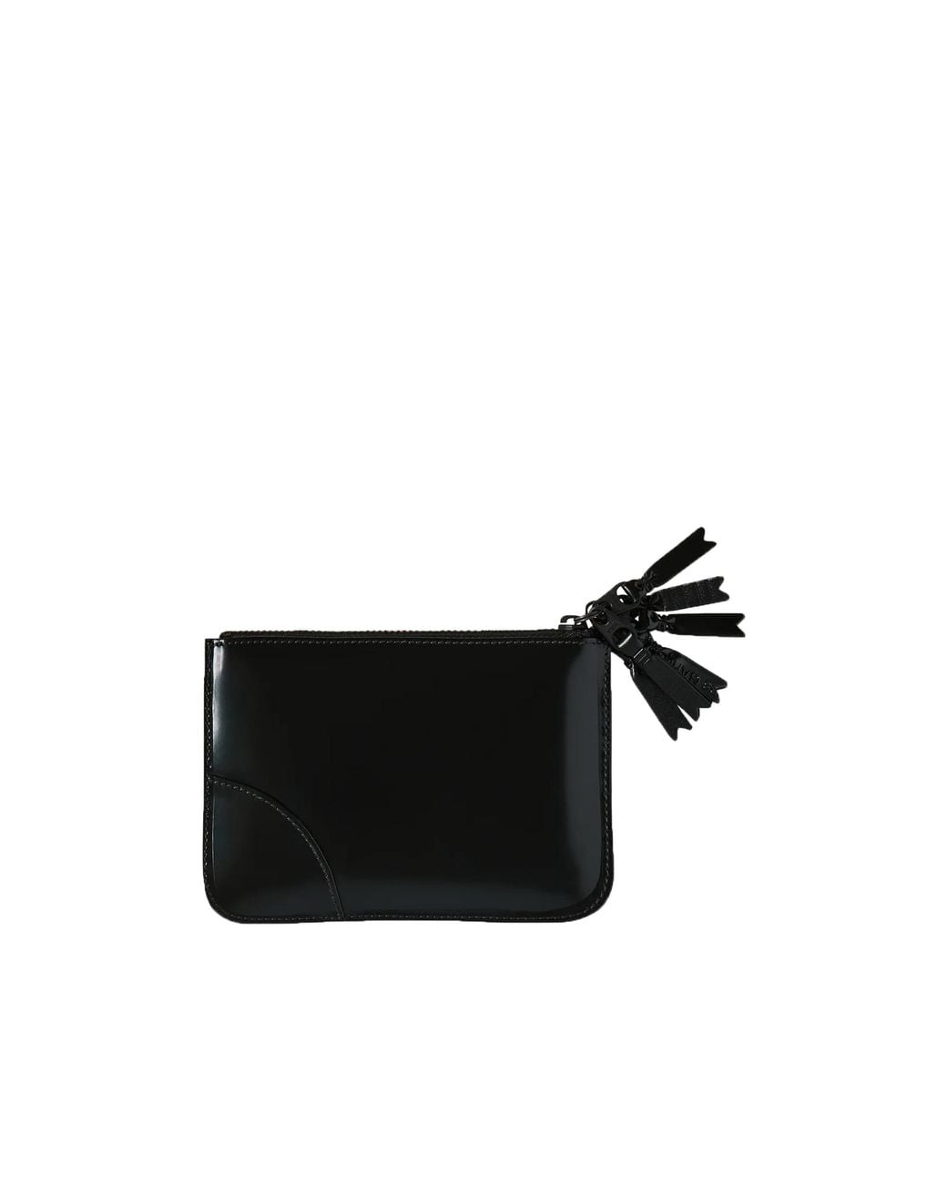 Comme des Garçons Black Comme Des Garçons Wallet Logo Embossed Wallet for men