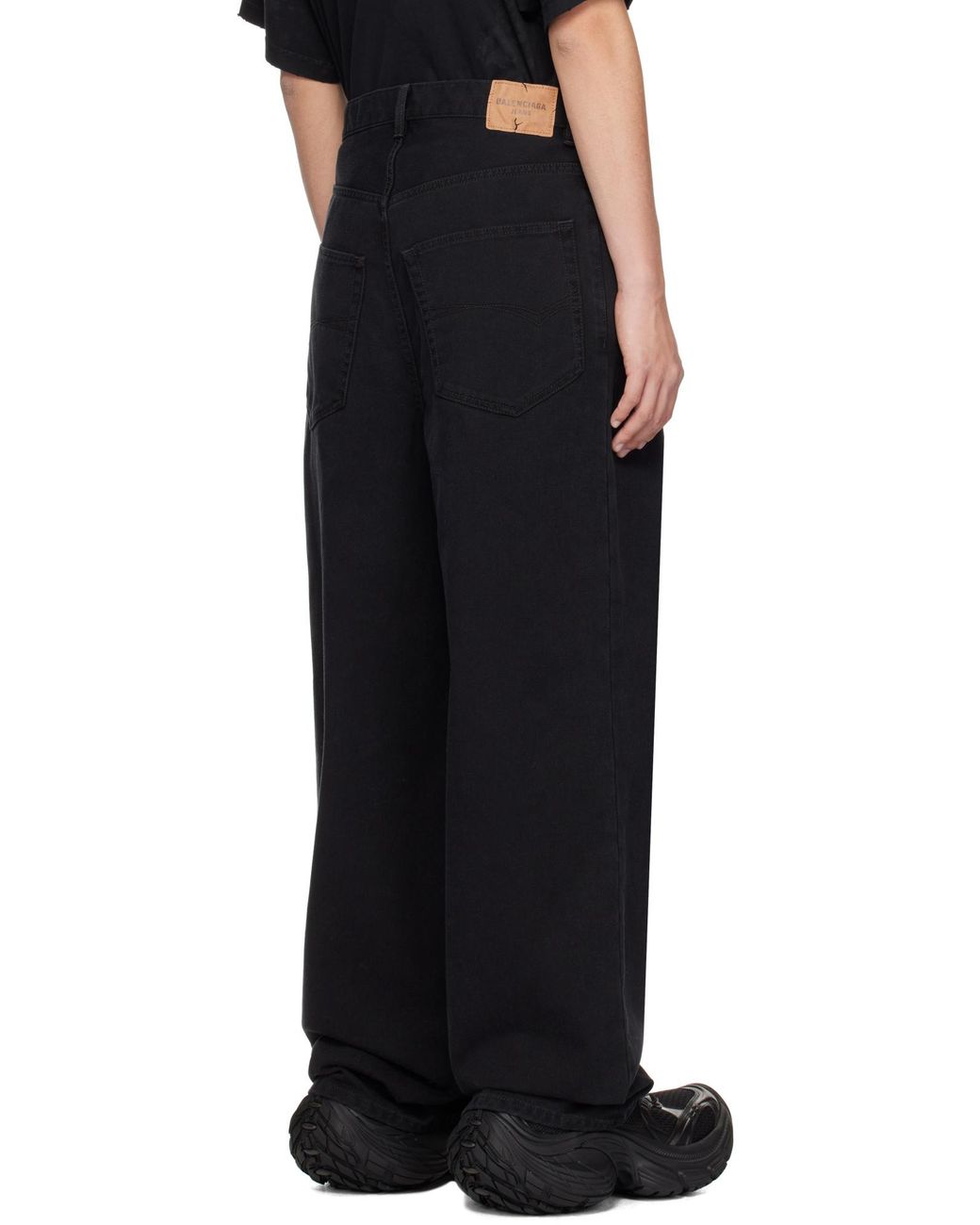 Balenciaga Black Baggy Jeans