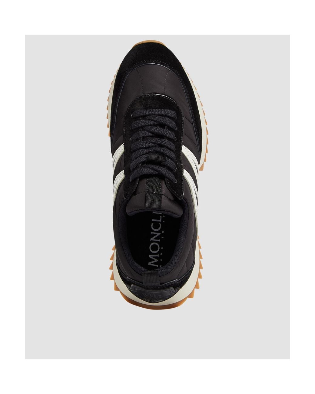 Moncler Black Pacey Lace-Up Trainers