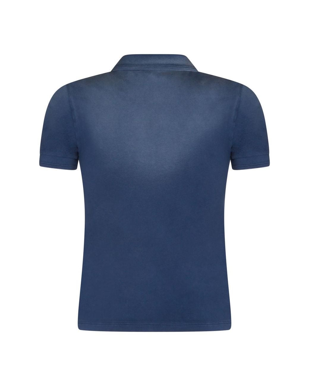 Acne Blue Sprayed Polo T-Shirt