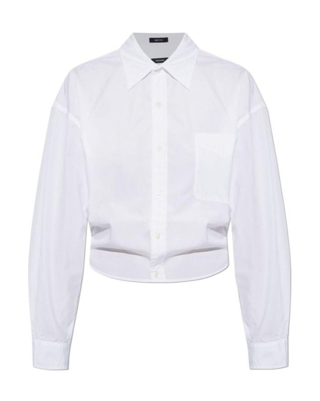 R13 White Long Sleeve Shirt