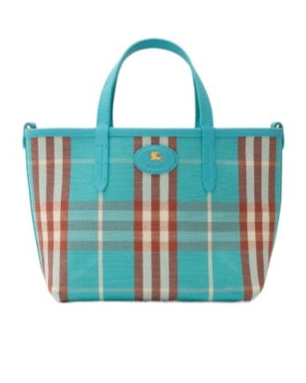 Burberry Blue Bloomsbury Reversible Leather Tote Bag
