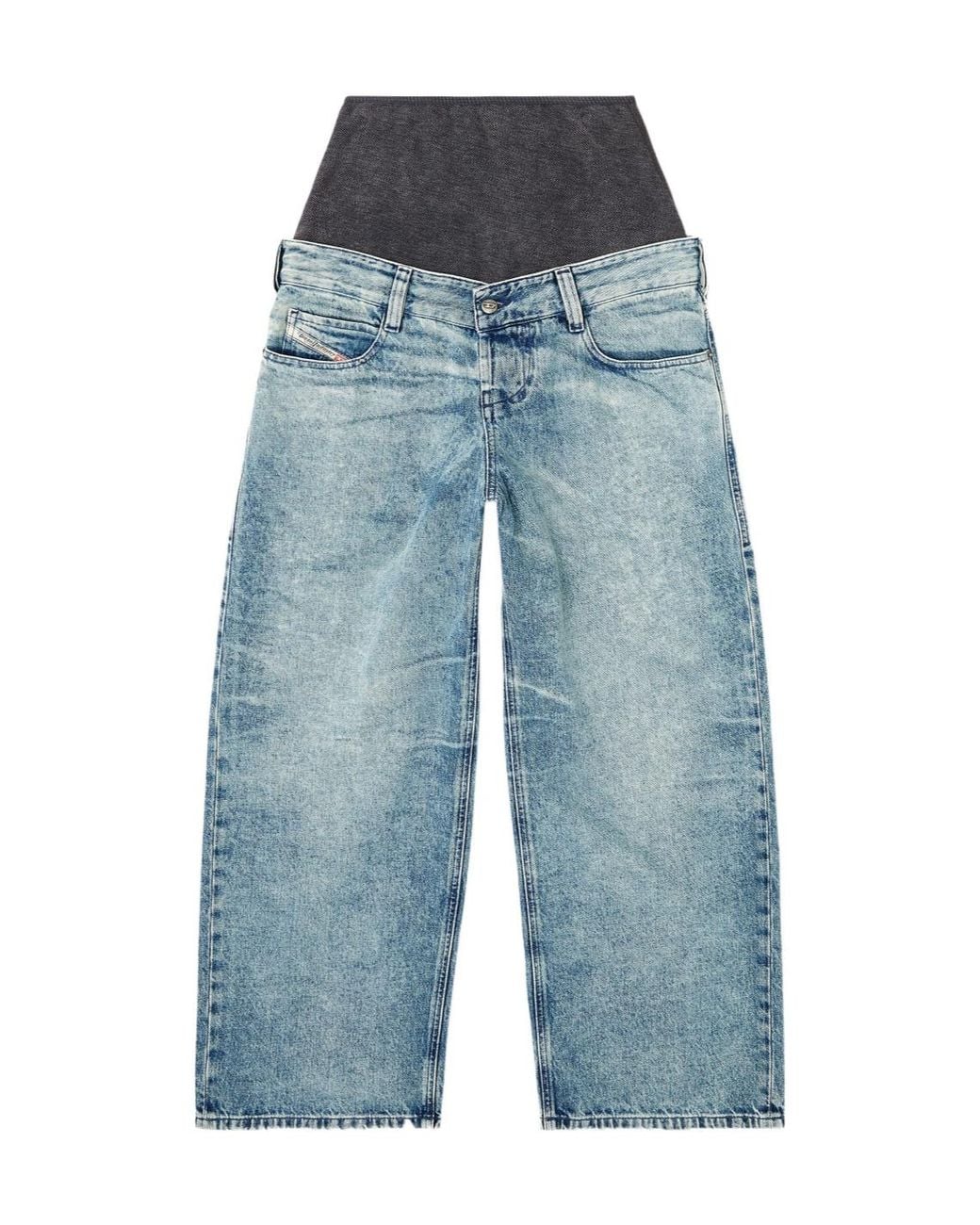 DIESEL Blue D-Eni Relaxed Jeans
