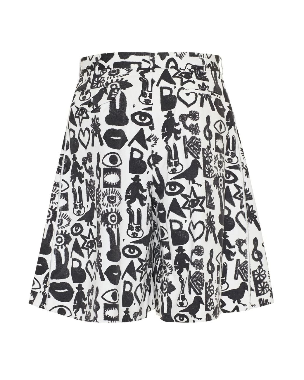 Comme des Garçons Black Belt Loop Shorts for men