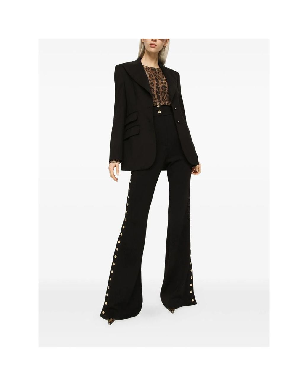 Dolce & Gabbana Black Turlington Single-Breasted Blazer