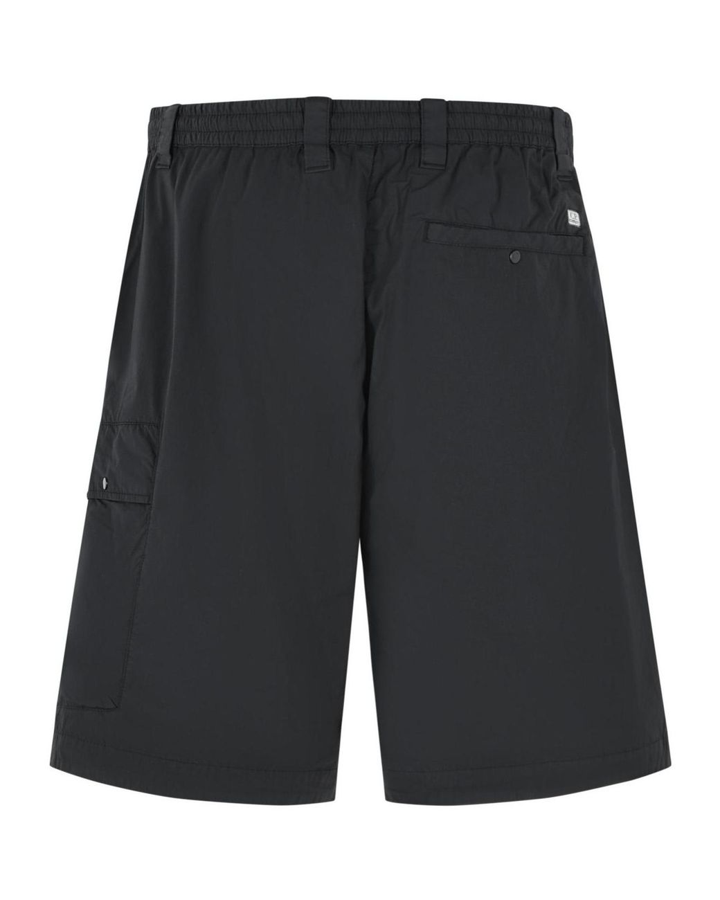 C P Company Gray Cargo Lens Pocket Shorts for men