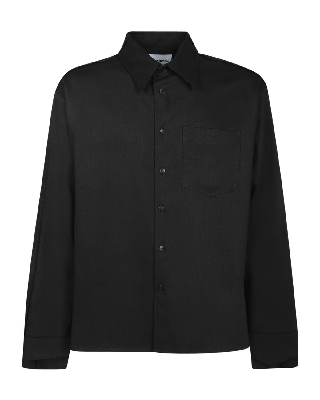 Costumein Black Richard Twill Overshirt Jacket for men