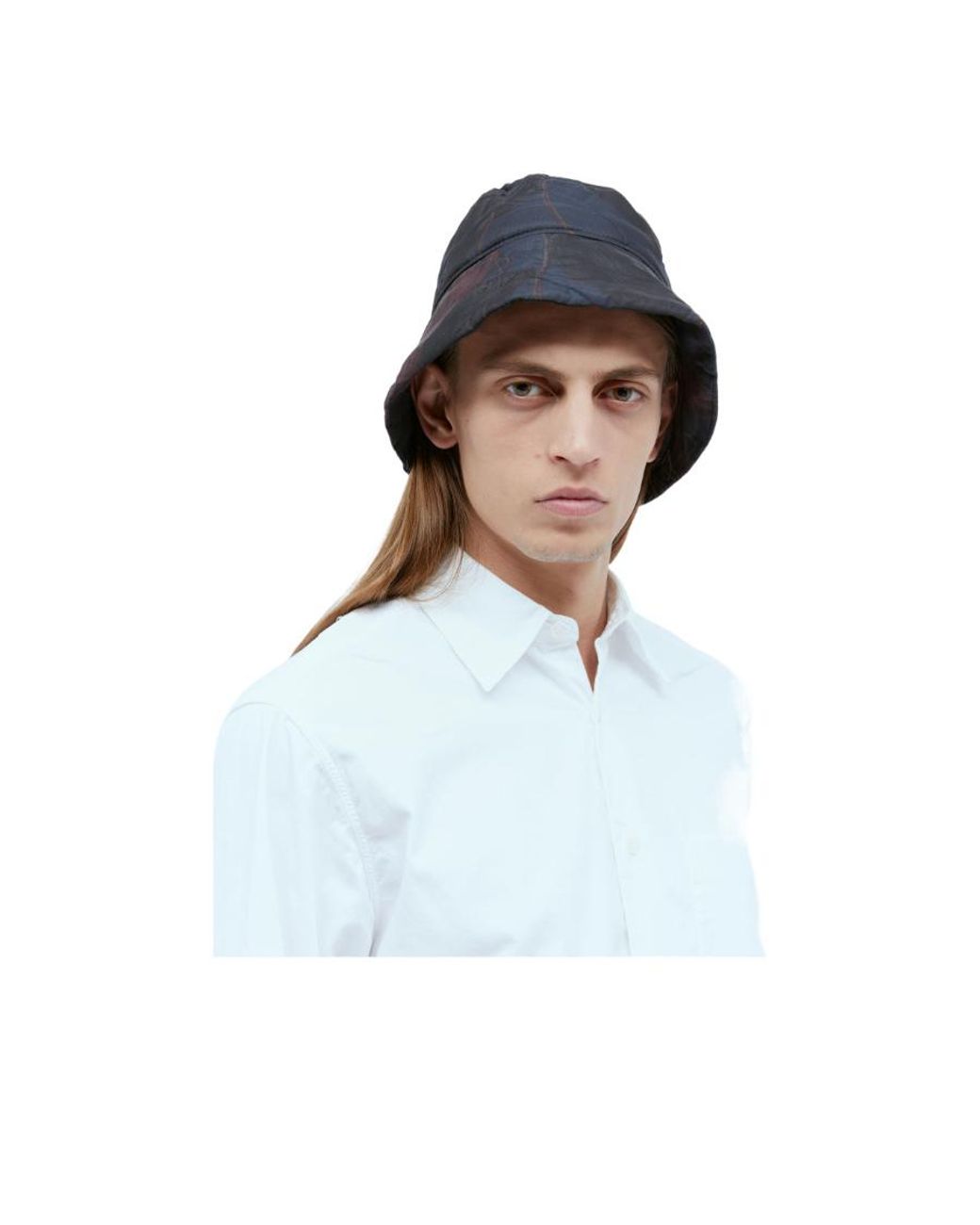 Dries Van Noten White Floral Printed Hat for men