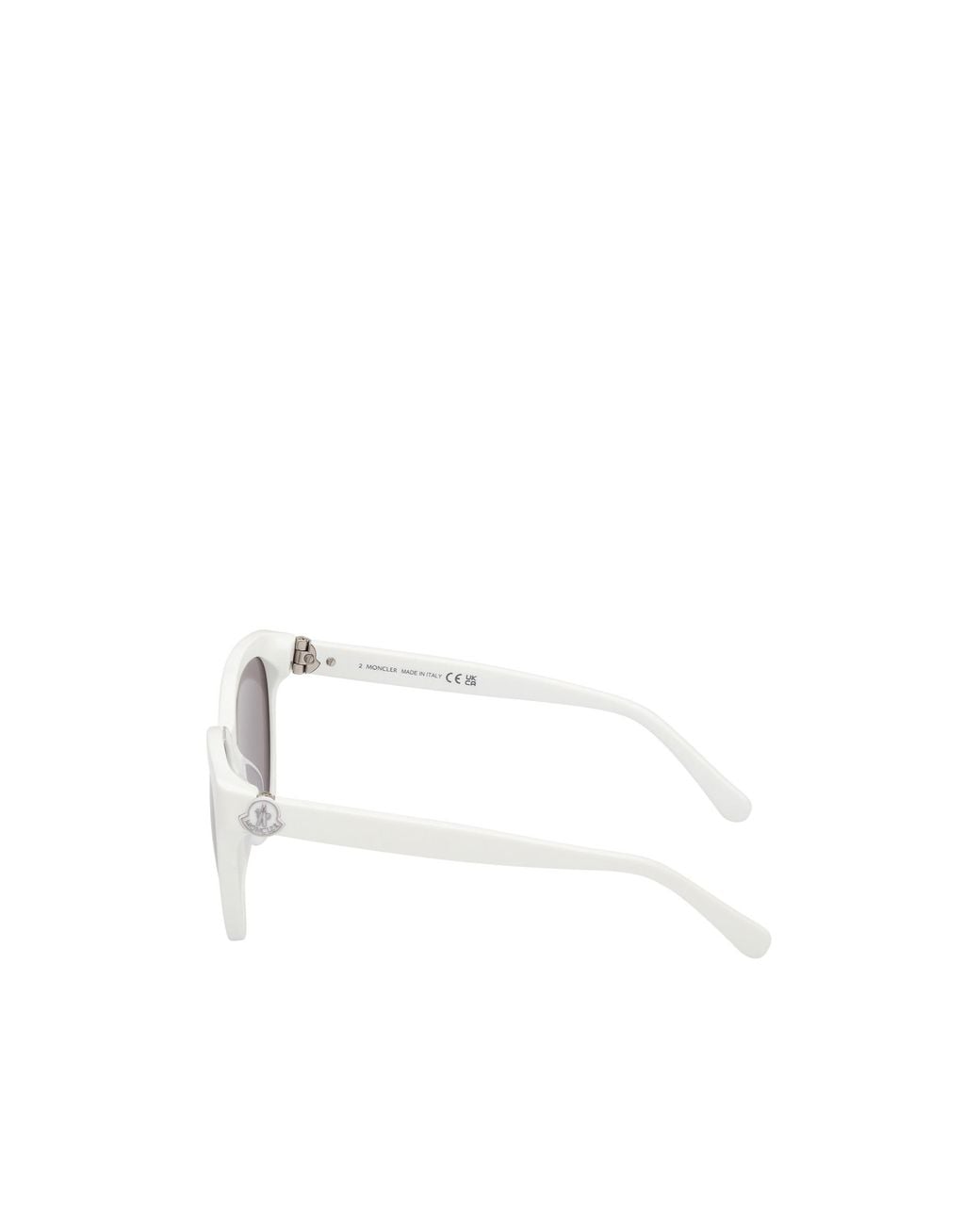 Moncler White Full Frame Sunglasses