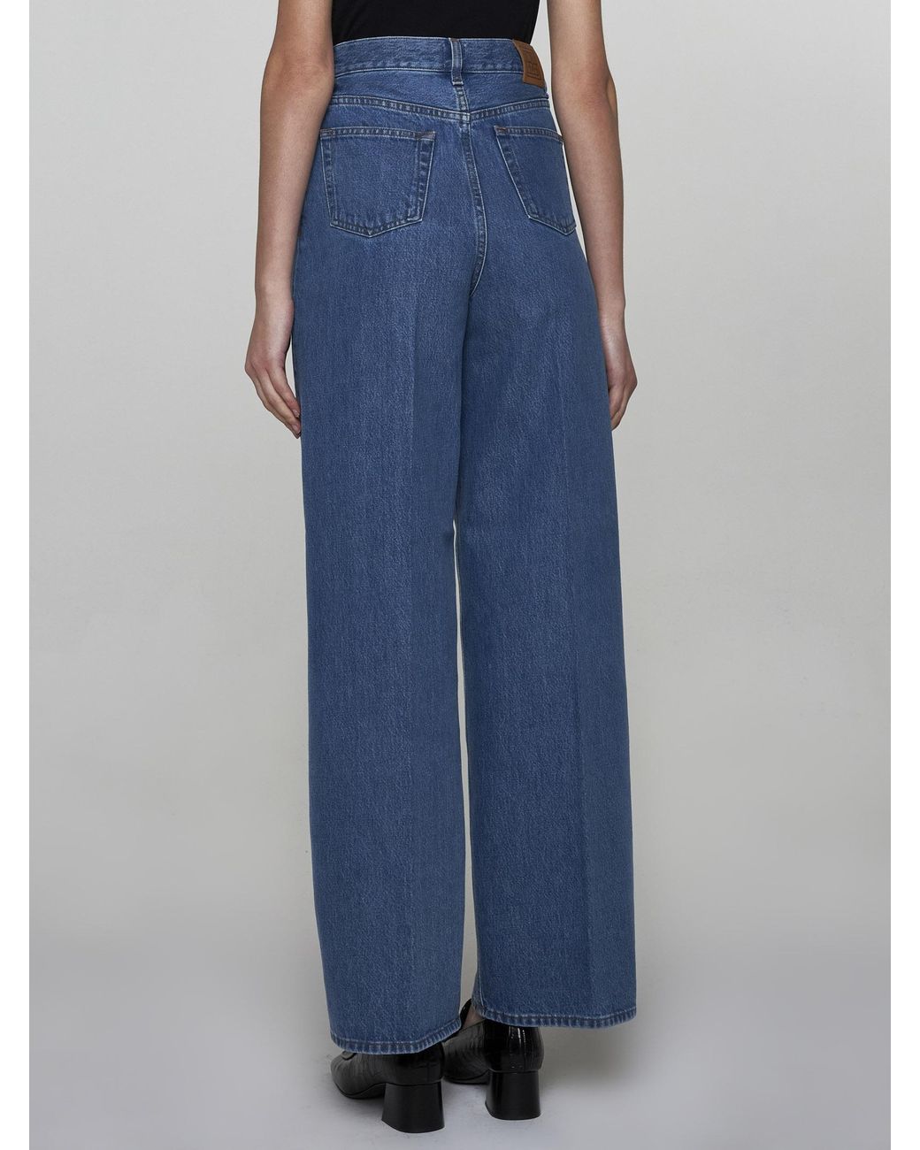 Totême  Blue Totême Wide-Leg Jeans