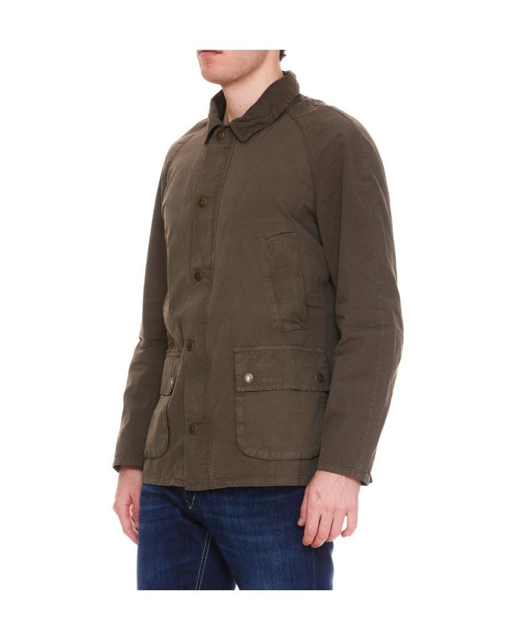 Barbour Brown Ashby Casual Jacket for men