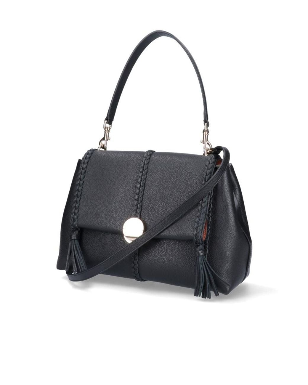 Chloé Black クロエ ペネロペ ミディアム ショルダーバッグ