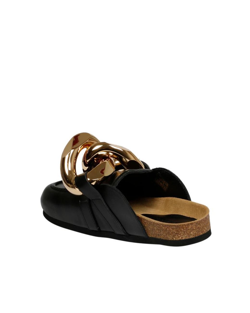 J.W. Anderson Black Chain Muller Shoes