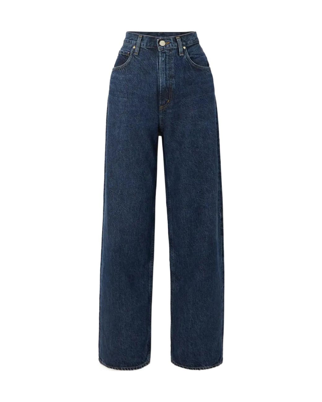 Goldsign Blue Comfortable Loose-Fit Jeans