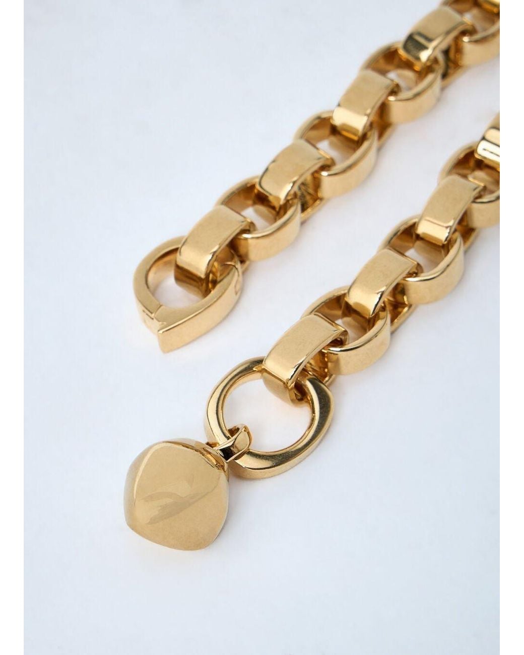 Totême Metallic Totême Pebble-Charm Linked Bracelet