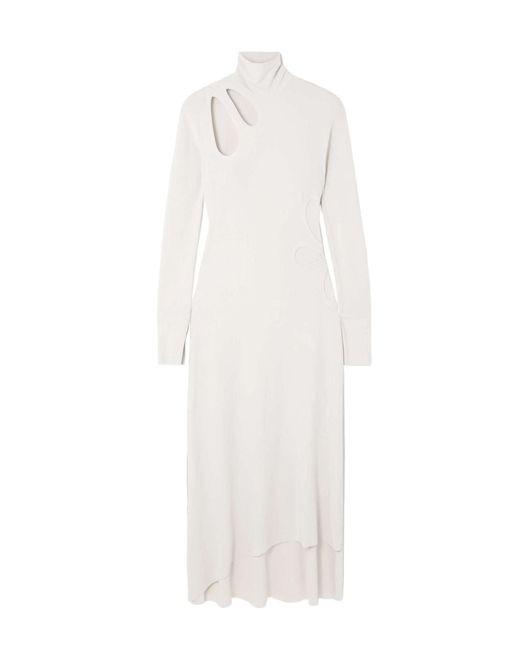 Victoria Beckham White Long-Sleeved Dress