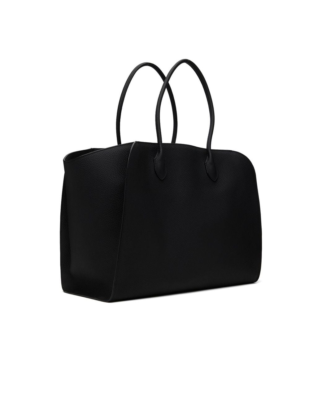 The Row Black Marlo Horizontal Tote Bag for men
