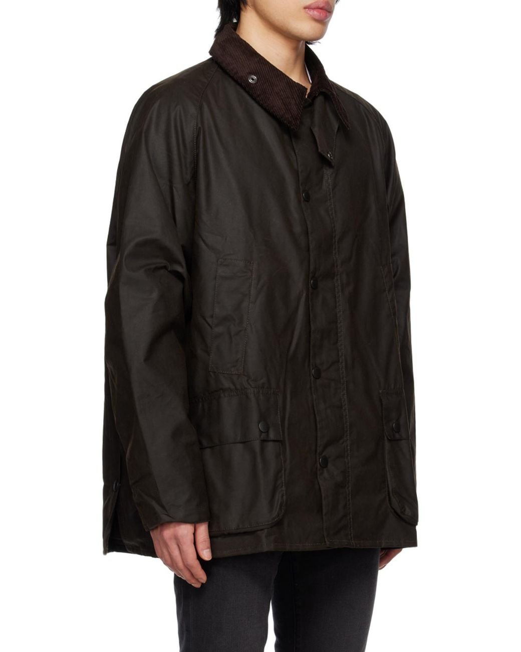 Barbour Black Long-Sleeved Casual Jacket for men