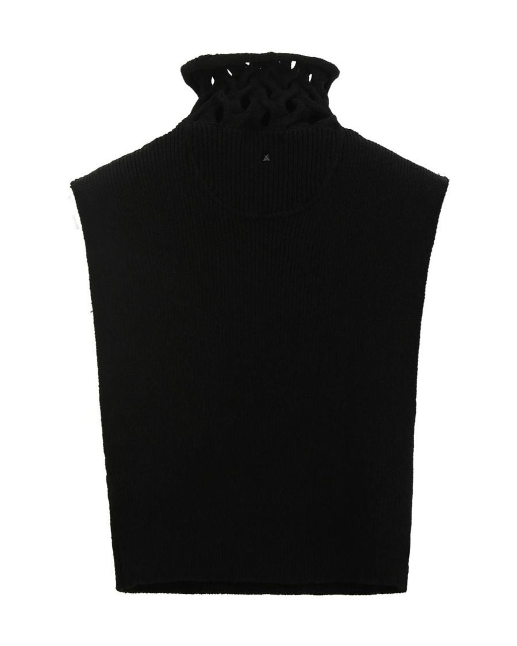 Valentino Black Turtleneck Pullover