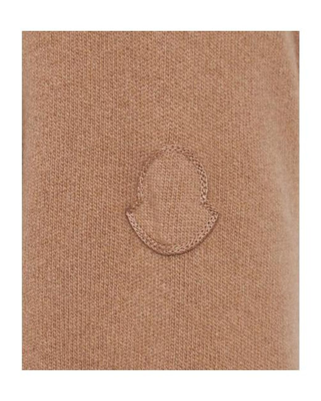 Moncler Brown Wool Cashmere Zip-Up Hoodie