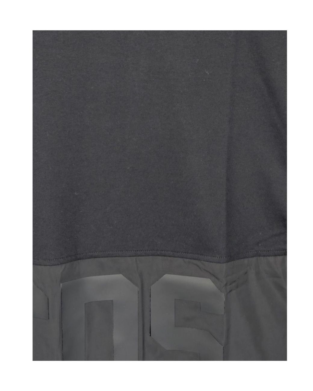 Gcds Black Crew-Neck T-Shirt for men